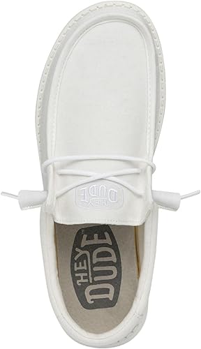 Hey Dude Mens Wally Slub Moc Toe Shoes