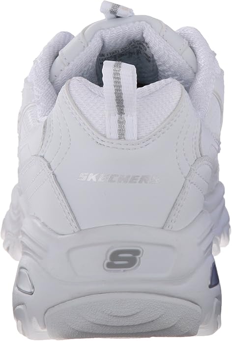 Skechers Womens Dlites Fresh Start Memory Foam Lace-up Sneaker